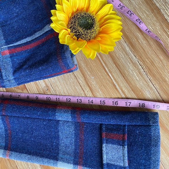 AMERICAN EAGLE OUTFITTERS Size M Plaid Double Breasted Blazer Wool Blend Jacket - Picture 14 of 14